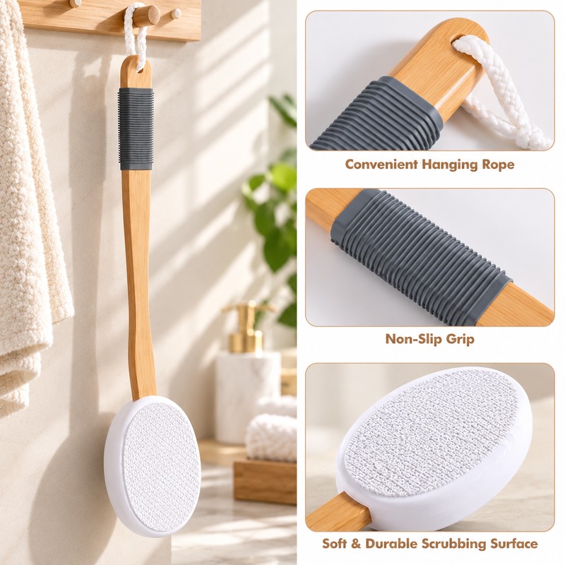 Long Handle Lotion Applicator for Back & Body – Easy-Reach