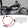 2 Pcs 8mm Spark Plug Wire Set Rubber Sparking Plug