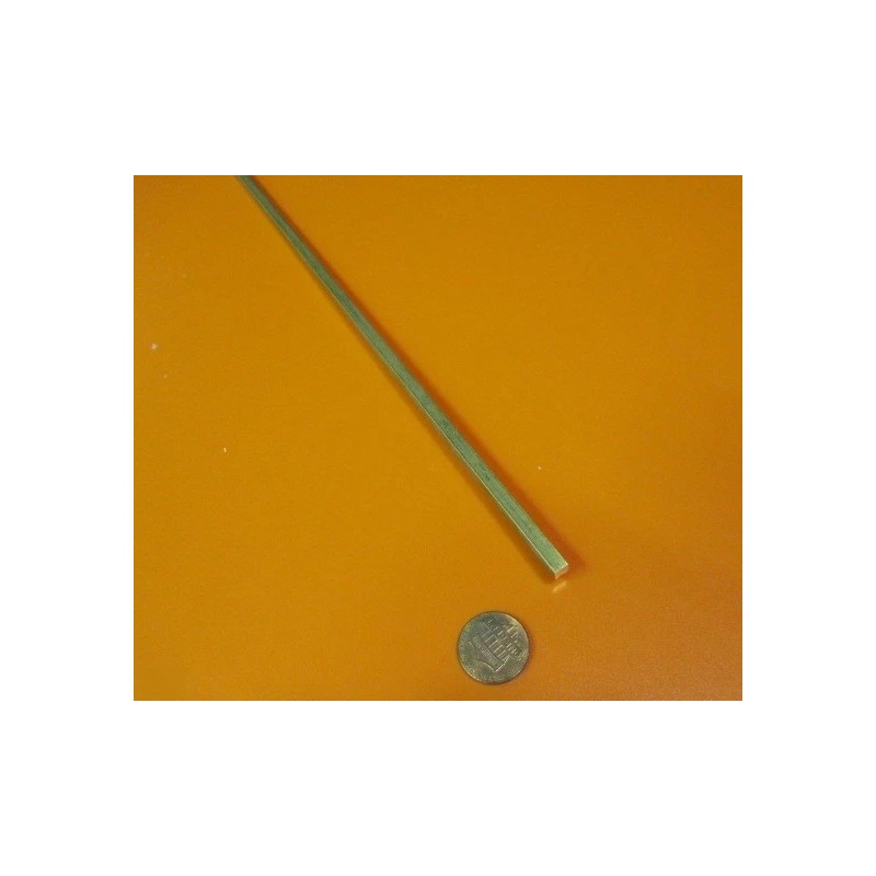 Basic 360 Brass Square Bar 3/16" Thick x 3/16" Wide