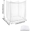 Mosquito Net, UQTUKO Single Opening Mosquito Net, Rectangular Mosquito Net