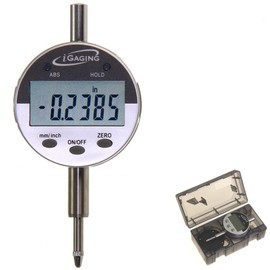 iGaging 0.5"/0.0005" Digital Electronic Indicator Gauge w/Absolute and Hold Functions Inch/Metric Conversion