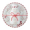 Mud Pie Gingerbread Milk Santa Set PLATTERS & Trays, plate