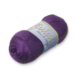 Hilaza Eulali 100% algodón, madeja de 100 gramos (Uva)