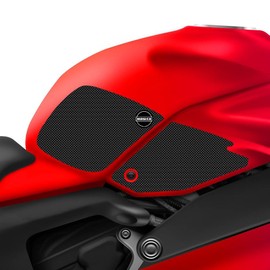 Mogico Motorcycle Accessories Tank Grips/Anti-slip Pads/Traction Non-Slip Mats Fuel Tank Protection for Ducati Panigale V4 (All Models) 2022+ | Streetfighter V4 2023-2024