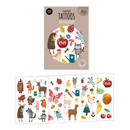 Cute Children's Tattoo Set For Girls And Boys, 5 Sheets Of Tattoos For Children In Motif Mix, Children's Tattoo Girls, Children's Tattoo Boys, Stickers For Children
