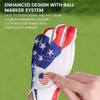 Golf Gloves American Flag Print (Small, Left)