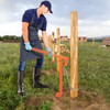 Zwinz T-Post Puller，Heavy Duty Fence Post Puller with 52'' Lifting