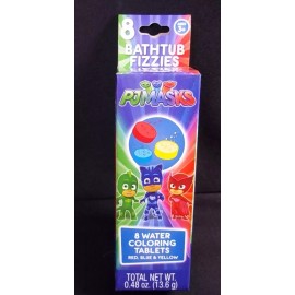 GBG Beauty Bathtub Fizzies pack of 8 water coloring tablets NEW Choose from Menu - PJ Masks