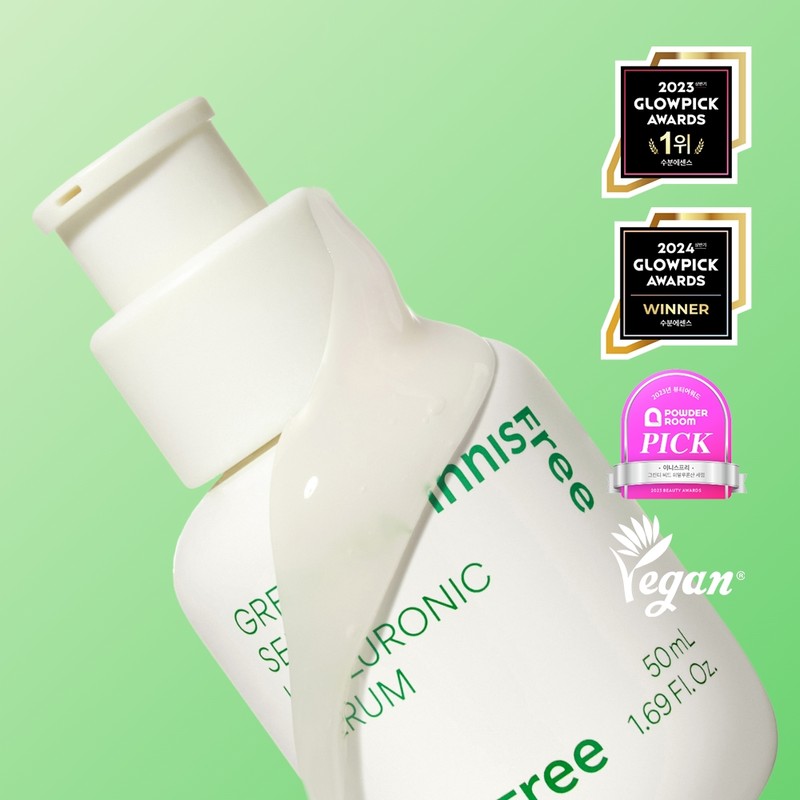 innisfree [단독/핫딜] 이니스프리 그린티 씨드 히알루론산 수분세럼 / 진정 보습