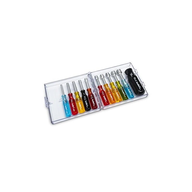 Xcelite Nut Driver Set,11 Pieces,SAE,Hollow PS120N - 1 Each