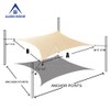 Alion Home HDPE UV Block Curved Edge Sun Shade Sail