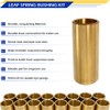 GOLKNHA 16 Pcs Leaf Spring Bushing Kit for Trailer Axle,