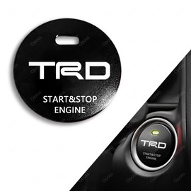 Crown Athlete Engine Start Crown 220 Series 210 Series 200 Series 180 Series 170 Series Ignition Switch Push Button Aluminum Cover (Crown, Black)