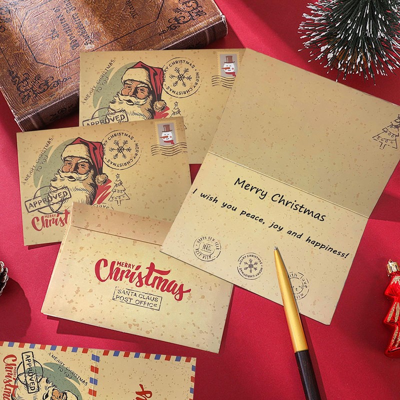 Christmas Cards with Envelope (Set of 20), Merry Christmas Cards