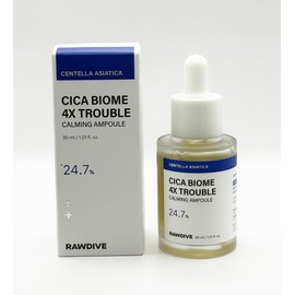 Rodive Cica Biome 4X Trouble Calming Ampoule 30ml / 로다이브 시카바이옴 4X 트러블 카밍 앰플 30ml