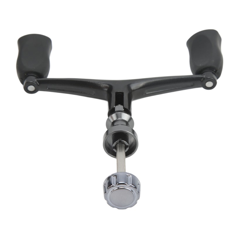 Fishing Reel Double Rocker Arm Handle Grip Four Angel Alloy