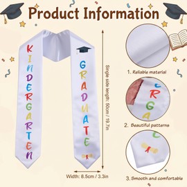 NNG Kindergarten Graduation Stole and Medal Set,2026 Graduation Sash with Award Medal,Graduation Gift for Ceremony Party Favor