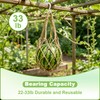 10 Packs Jute Melon Hammocks for Trellis, Watermelon Holder for
