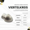 Quarter Circle Stainless Steel Tile Profile Tile Rail Stainless Steel