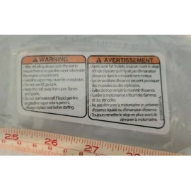 seadoo yamaha  SEADOO FUEL VAPOR YAMAHA KAWASAKI WAVERUNNER WARNING STICKER JET SKI DECAL