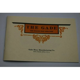 Flywheel Supply The Gade Advertising Book Manual Gas Engine Motor