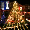 zukof Lights - 355 LEDs Star Waterfall Light Christmas Tree