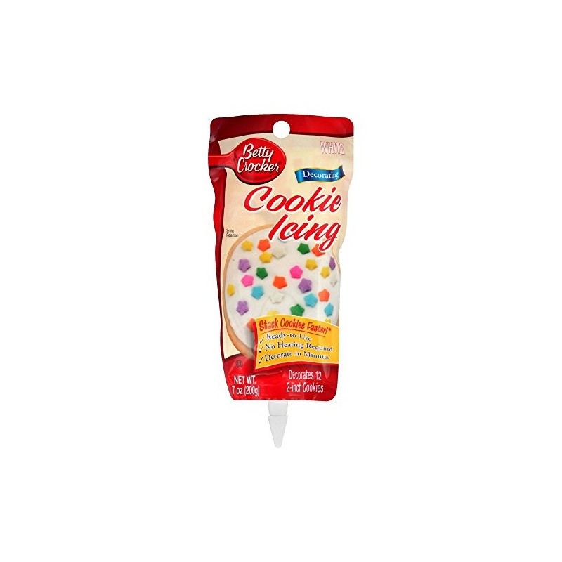 Betty Crocker Cookie Icing White, 7-Ounce (Pack of 6)