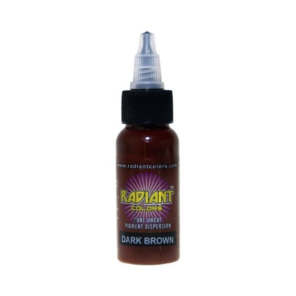 Radiant Colors - Dark Brown - Tattoo Ink 1oz Made in USA