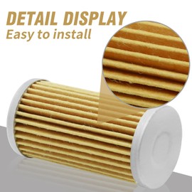 UOIENRT 2 Pcs 104500-55710 Fuel Filter, Replacement for Yammar Diesel Models 1GM 1GM10 1GM10-B 1GM10C 1GM10L 1GM10VE 2GM 2GMF 2GM20, Replaces 24341-000440 18-79960