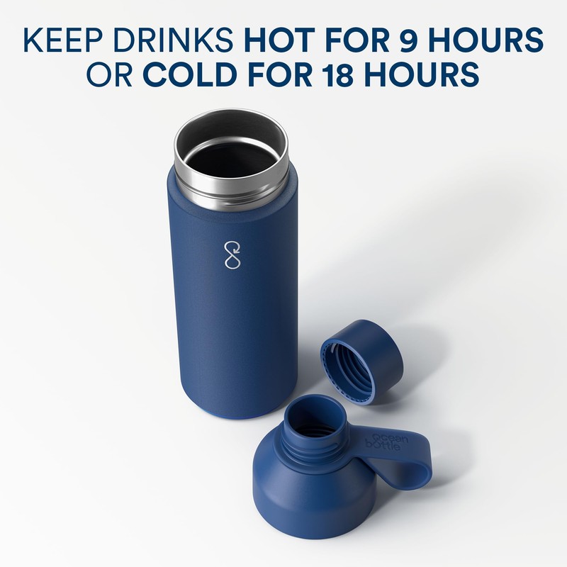 Ocean Bottle - Recycled Stainless Steel Drinks Reusable Water Bottle