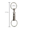 WELANGBN 2 Packs Of Quick-Release Detachable Keychain Double Pull Keychain