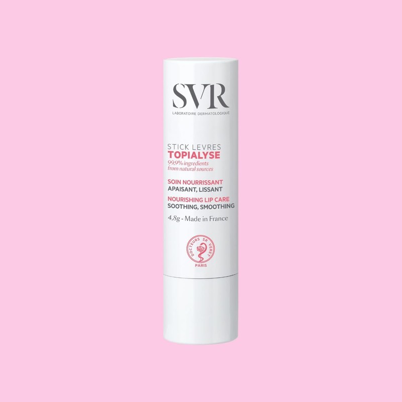 SVR Topialyse Bálsamo de Labios Vegetal Hidratante para Piel Seca,