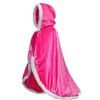 jbluelover Cape, Princess, Plain, Ribbon Decoration, Hooded, Fluffy, 3 Sizes,