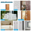 PATIKIL 1 Pack Flip Sliding Door Latch Safety Bar Gate