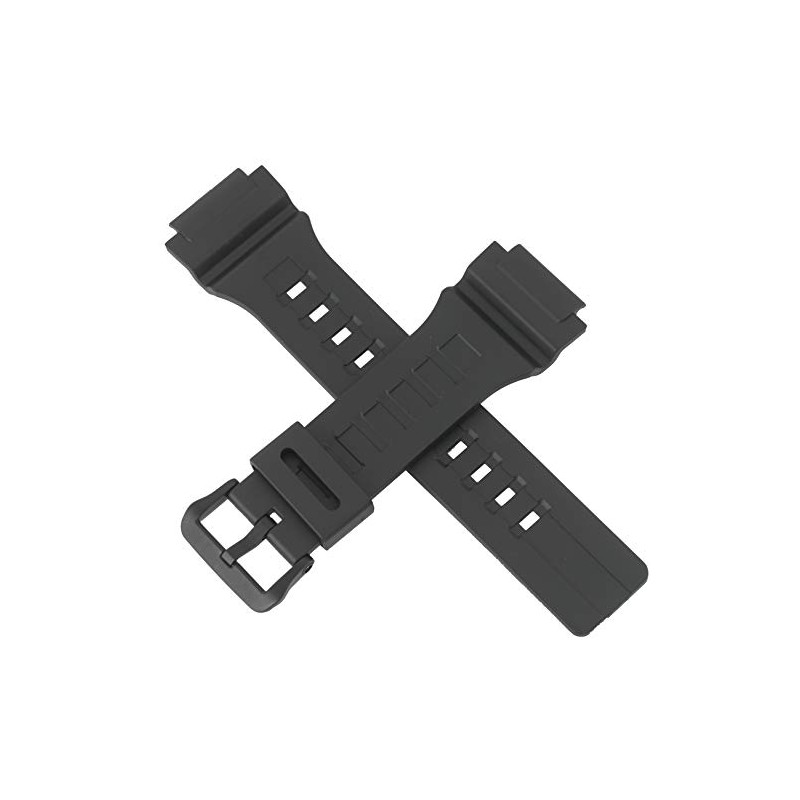 Replacement Strap for Casio Collection Resin Black for MCW-200H, Strap.