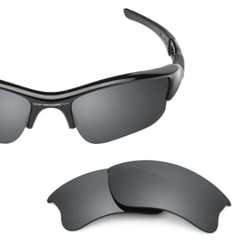 Replacement Lenses for Oakley Flak Jacket XLJ, Multiple Options - black -