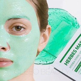 lebon Rebon Dr. Renault Herb Sheet Mask Pack 1 box (5ea) Pore trouble soothing, swelling circulation care / 르본 닥터르노 허브 시트 마스크팩 1박스(5ea) 모공 트러블 진정 붓기순환케어