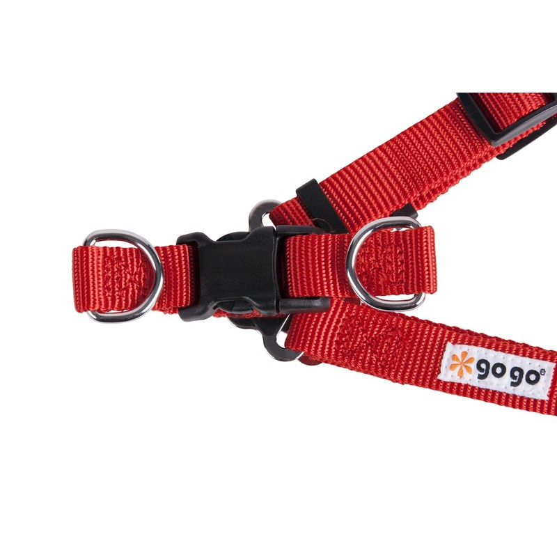 GoGo Pet Products Comfy Nylon 5/8-Inch Adjustable Easy Pet Harness,