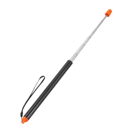 PATIKIL Telescopic Teachers Pointer, 1 Pcs Teacher Pointer Stick for Classroom Pointer Extendable Handheld Teaching Pointer for Presenters Whiteboard, 47.2 Inch, Orange Black