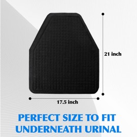 Nuanchu 6 Pack Urinal Mats for Men Bathroom Commercial Urinal Floor Mats Pads for Mens Restroom Non Slip Splash Toilet Bulk Eliminating Bathroom Odor Washable Disposable Large 17.5 x 21 Inch
