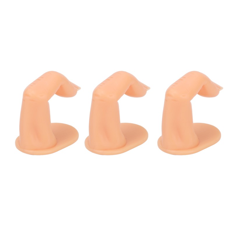 50pcs Nailed False Fingers Practice Fingers for Hand Nail Art