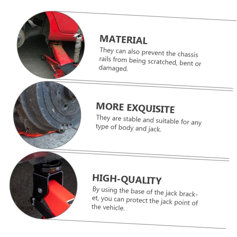 STOBAZA Universal Car Jack Pad Adapter Rubber Support Block for