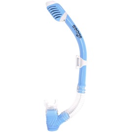 Seago Kids Dry Top Snorkel Tube Comfortable Mouthpiece One-Way Purge Valve for Pool Open Water Scuba Lap Swimming Swimmer Training Diving Snorkeling