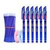 58Pcs Erasable Rollerball Pen Refill Sets Blue Ink 0.5mm Thin