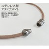 [Elg] Real Leather Necklace (CRAFT) Black EGLN101 M (49 cm)