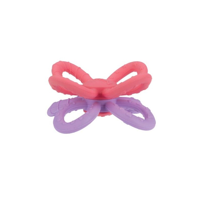 Nuby Fun Loops Teether - Flower-Shaped Infant Teething Toy for
