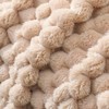 Whale Flotilla Cuddly Blanket, Fluffy Blanket with 3D Jacquard Pattern,