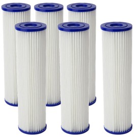 Cold Plunge Filters - Pack of 6 | 20 Micron Replacement Filters for Ice Bath Chillers | Easy to Replace, Washable, Durable Design