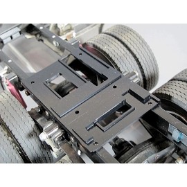 Tamiya Aluminum 5th Wheel Mount Plate Servo Release Open Tamiya 1/14 King Grand Hauler