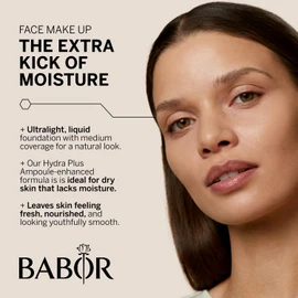 BABOR MAKE UP Hydra Liquid Foundation Medium Coverage Dry Skin Moisturising Serum 30ml